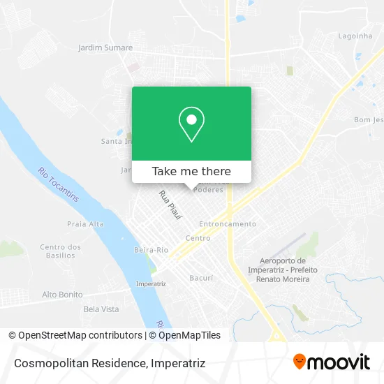 Cosmopolitan Residence map