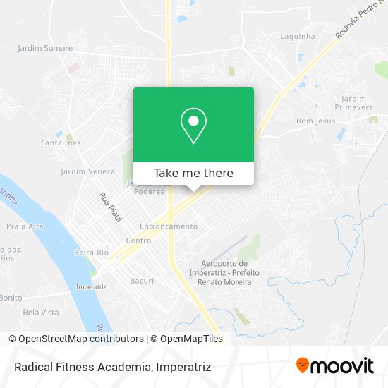 Radical Fitness Academia map