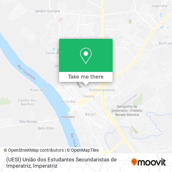 Mapa (UESI) União dos Estudantes Secundaristas de Imperatriz