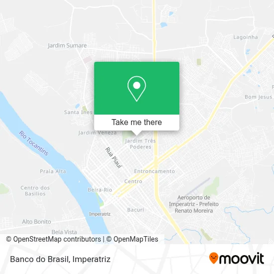 Banco do Brasil map