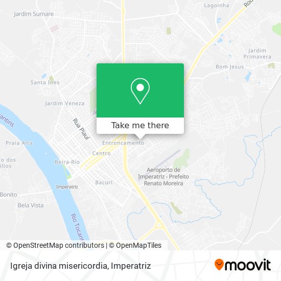 Igreja divina misericordia map
