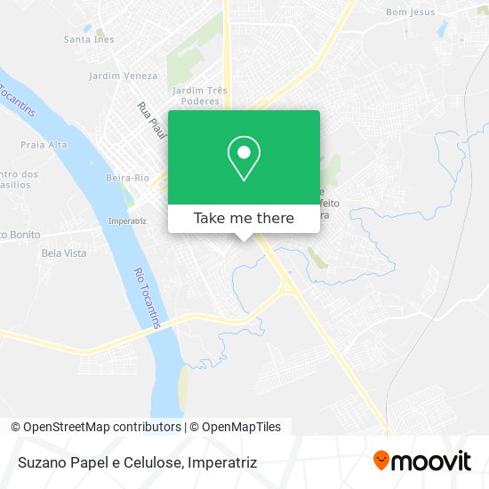 Suzano Papel e Celulose map