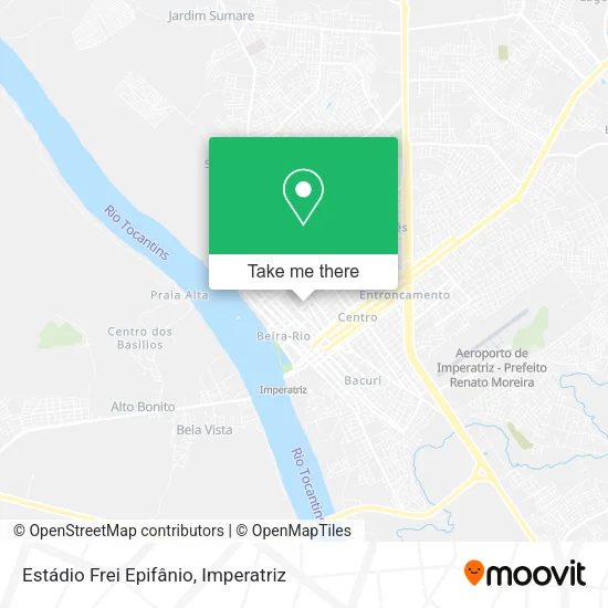 Estádio Frei Epifânio map