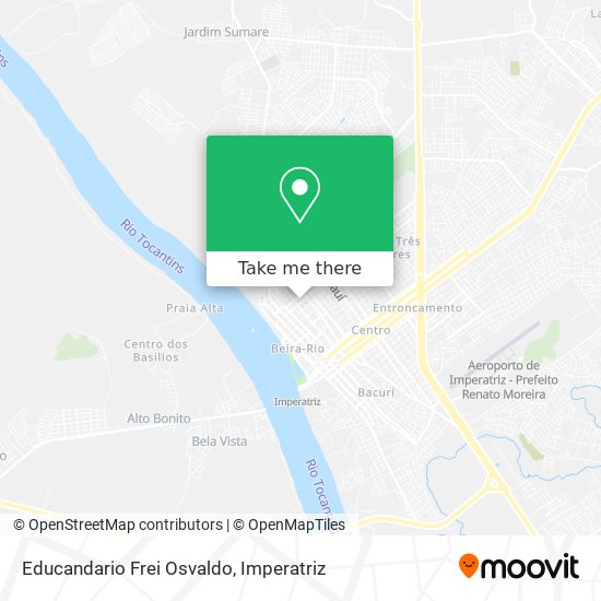 Educandario Frei Osvaldo map
