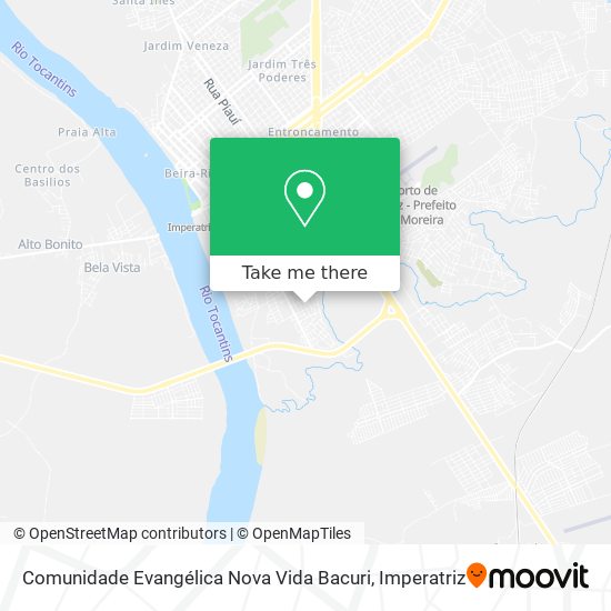 Comunidade Evangélica Nova Vida Bacuri map