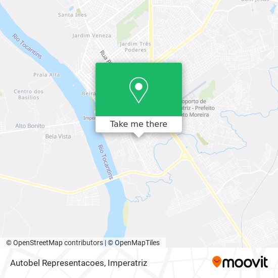 Autobel Representacoes map