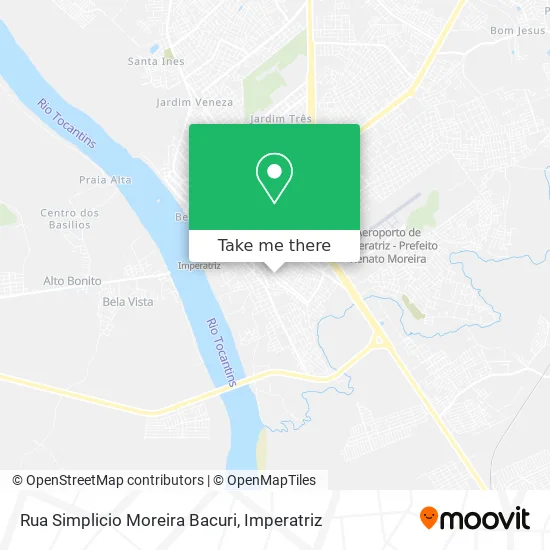 Rua Simplicio Moreira Bacuri map