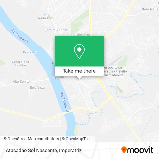 Atacadao Sol Nascente map