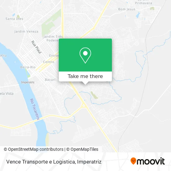 Vence Transporte e Logistica map