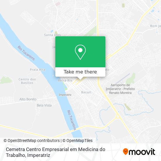 Mapa Cemetra Centro Empresarial em Medicina do Trabalho