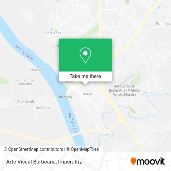 Arte Visual Barbearia map