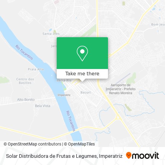 Solar Distribuidora de Frutas e Legumes map