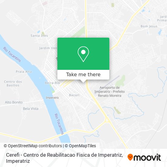 Cerefi - Centro de Reabilitacao Fisica de Imperatriz map