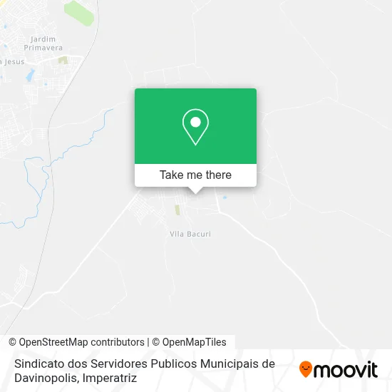 Sindicato dos Servidores Publicos Municipais de Davinopolis map