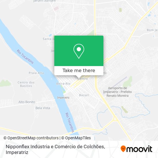 Mapa Nipponflex Indústria e Comércio de Colchões