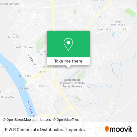 R W R Comercial e Distribuidora map