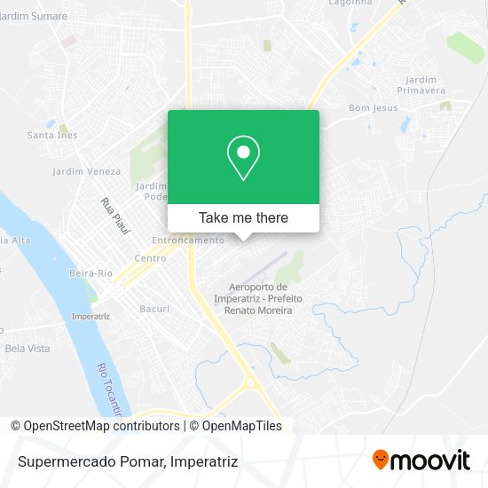 Supermercado Pomar map