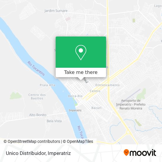 Unico Distribuidor map