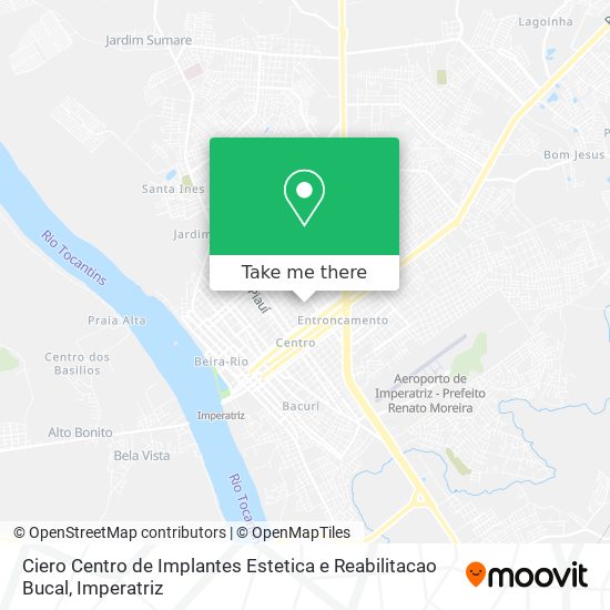 Ciero Centro de Implantes Estetica e Reabilitacao Bucal map