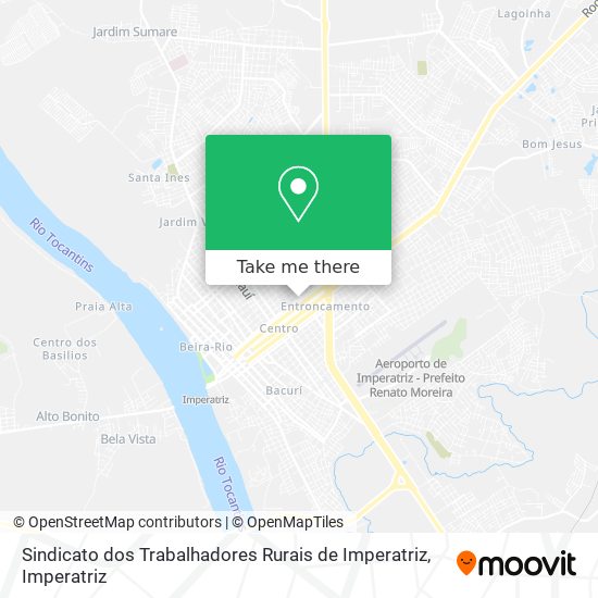 Sindicato dos Trabalhadores Rurais de Imperatriz map