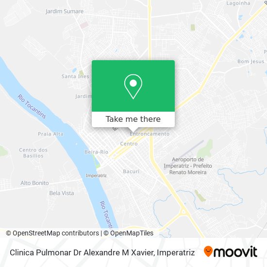 Clinica Pulmonar Dr Alexandre M Xavier map