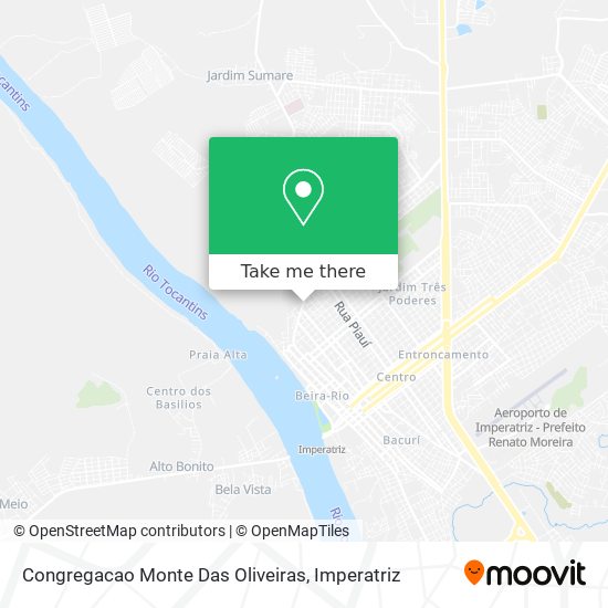 Congregacao Monte Das Oliveiras map