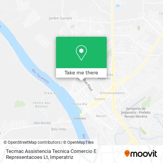 Tecmac Assistencia Tecnica Comercio E Representacoes Lt map