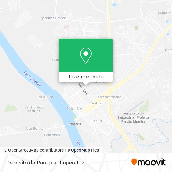 Depósito do Paraguai map
