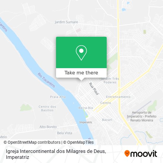 Igreja Intercontinental dos Milagres de Deus map