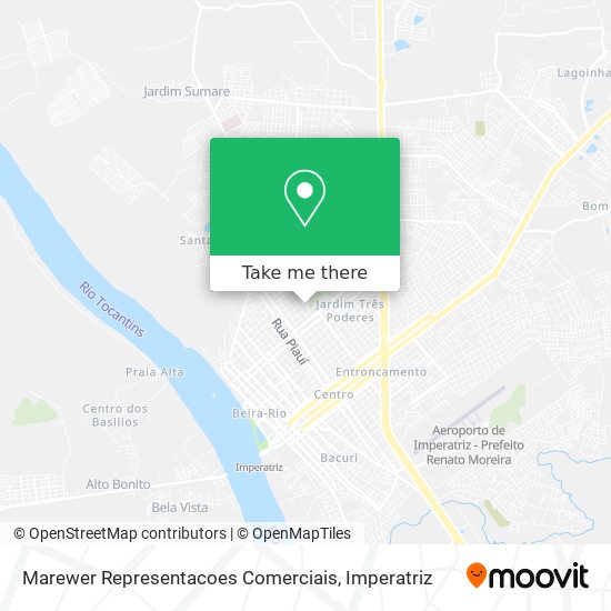 Marewer Representacoes Comerciais map