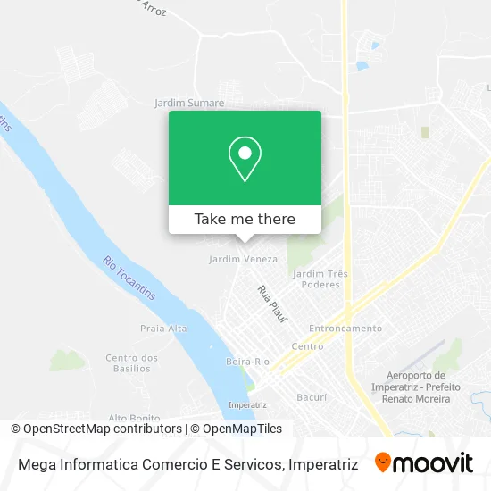 Mega Informatica Comercio E Servicos map