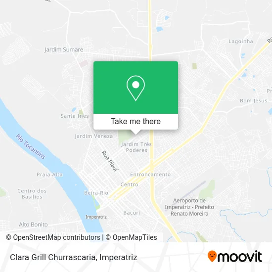 Clara Grill Churrascaria map