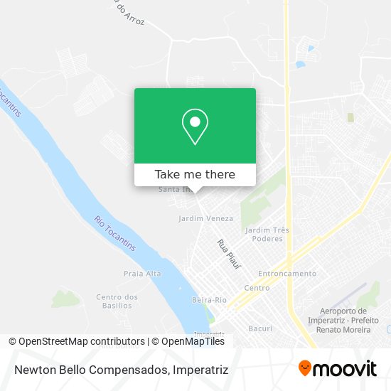Newton Bello Compensados map