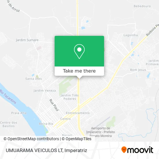 UMUARAMA VEICULOS LT map