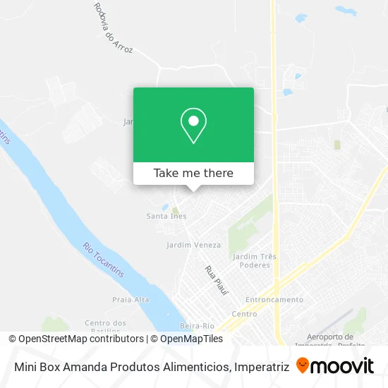 Mini Box Amanda Produtos Alimenticios map
