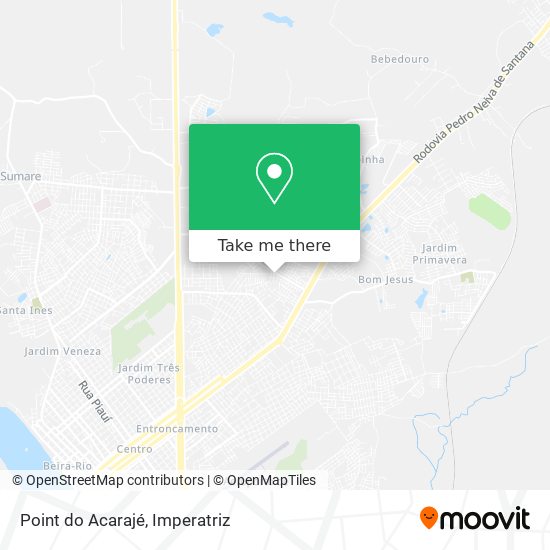 Point do Acarajé map