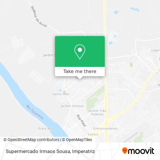 Supermercado Irmaos Sousa map