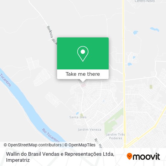 Wallin do Brasil Vendas e Representações Ltda map