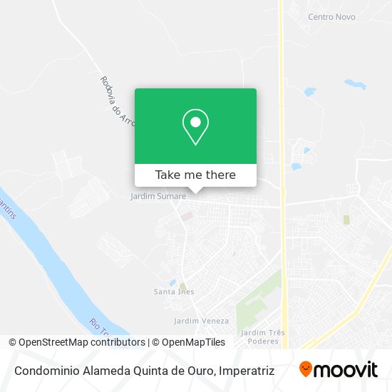 Condominio Alameda Quinta de Ouro map