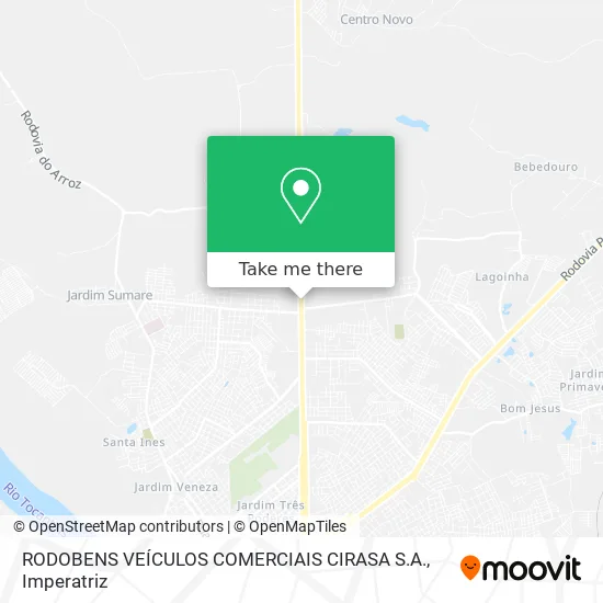 RODOBENS VEÍCULOS COMERCIAIS CIRASA S.A. map