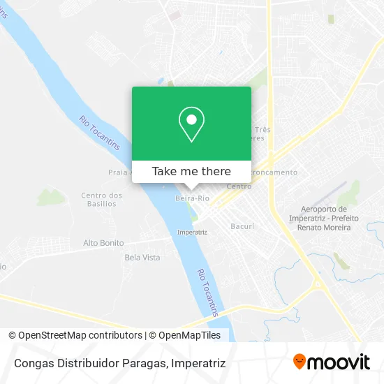 Congas Distribuidor Paragas map