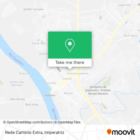 Rede Cartório Extra map