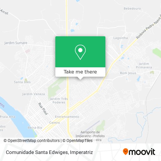 Comunidade Santa Edwiges map