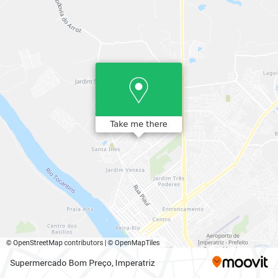 Supermercado Bom Preço map