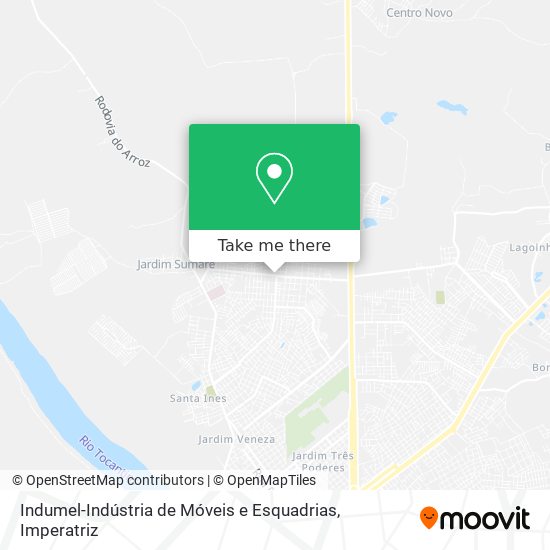 Indumel-Indústria de Móveis e Esquadrias map