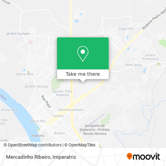 Mapa Mercadinho Ribeiro