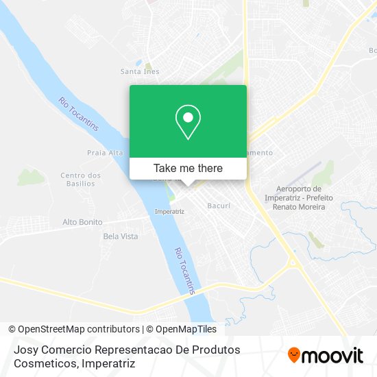 Mapa Josy Comercio Representacao De Produtos Cosmeticos