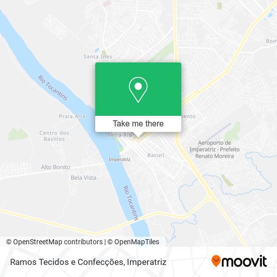 Mapa Ramos Tecidos e Confecções