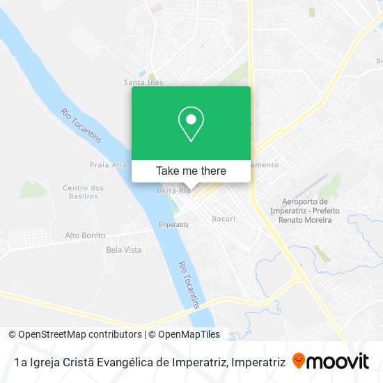 1a Igreja Cristã Evangélica de Imperatriz map