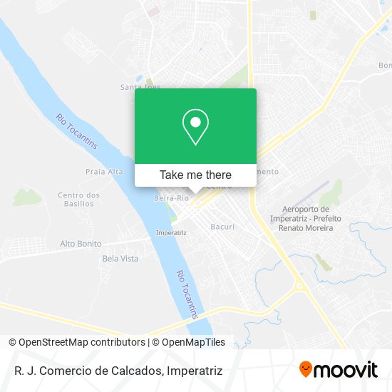 Mapa R. J. Comercio de Calcados